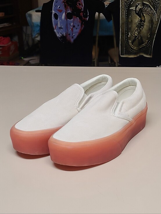 Vans Shoes - Vans Classic slip on Stackfoam platform casual skateboard sneakers size 8.5